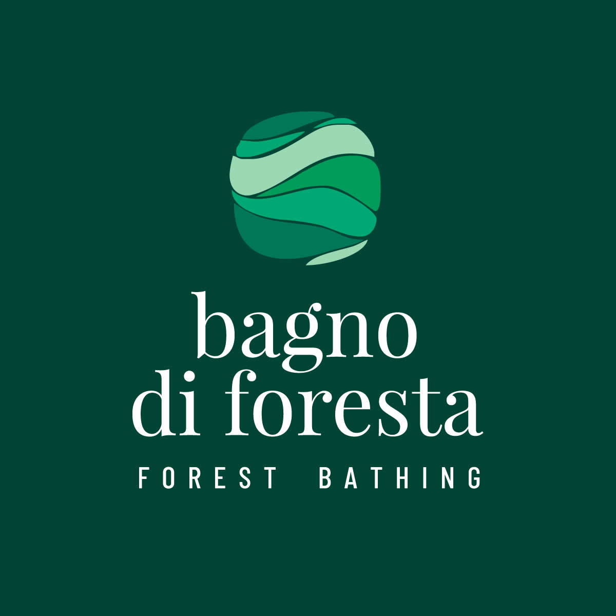 bagno di foresta: logo realizzato da Artdisk